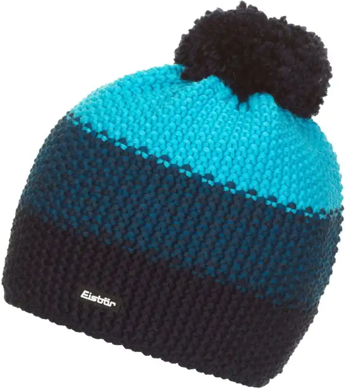Top-Angebot Eisbär Star Pompon Mütze Wintermütze dunkelblau/blau/türkis WSE-38248