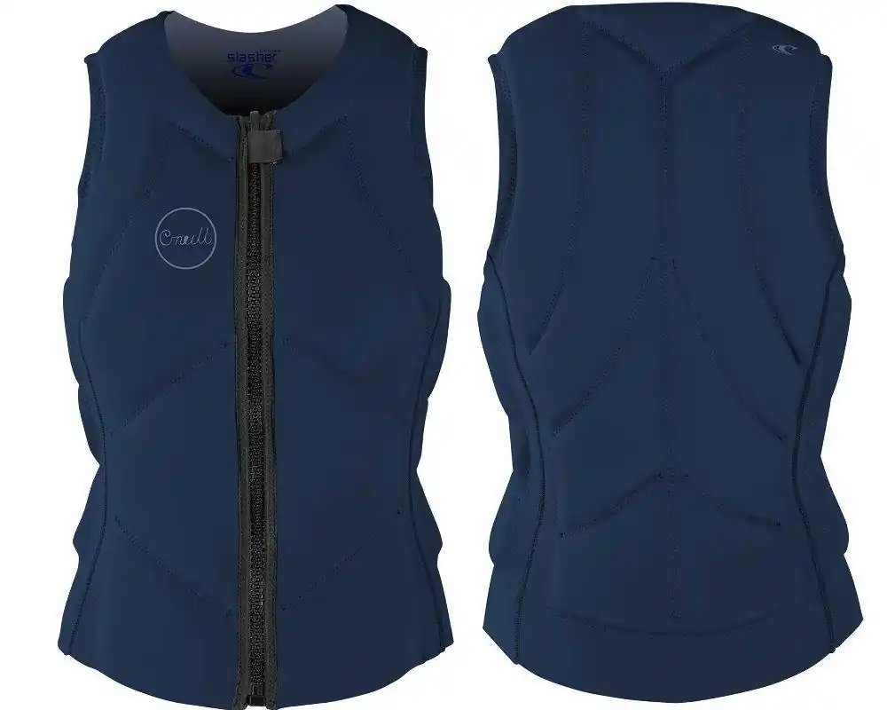 O‘Neill WMS Slasher Comp Vest Damen Neopren Prallschutzweste Wakeboard Impact Vest - Groesse 8 (83-88) Wassersporteuropa Heißes Angebot