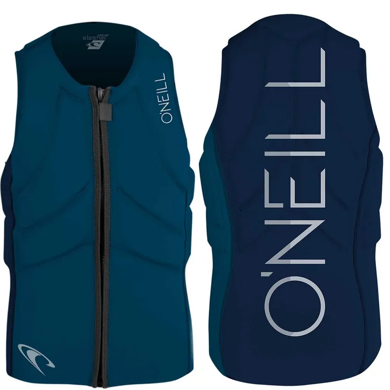 Preisreduziert O‘Neill Slasher Wake/Kite Vest Prallschutzweste Neopren Weste blue - Groesse M Wassersporteuropa