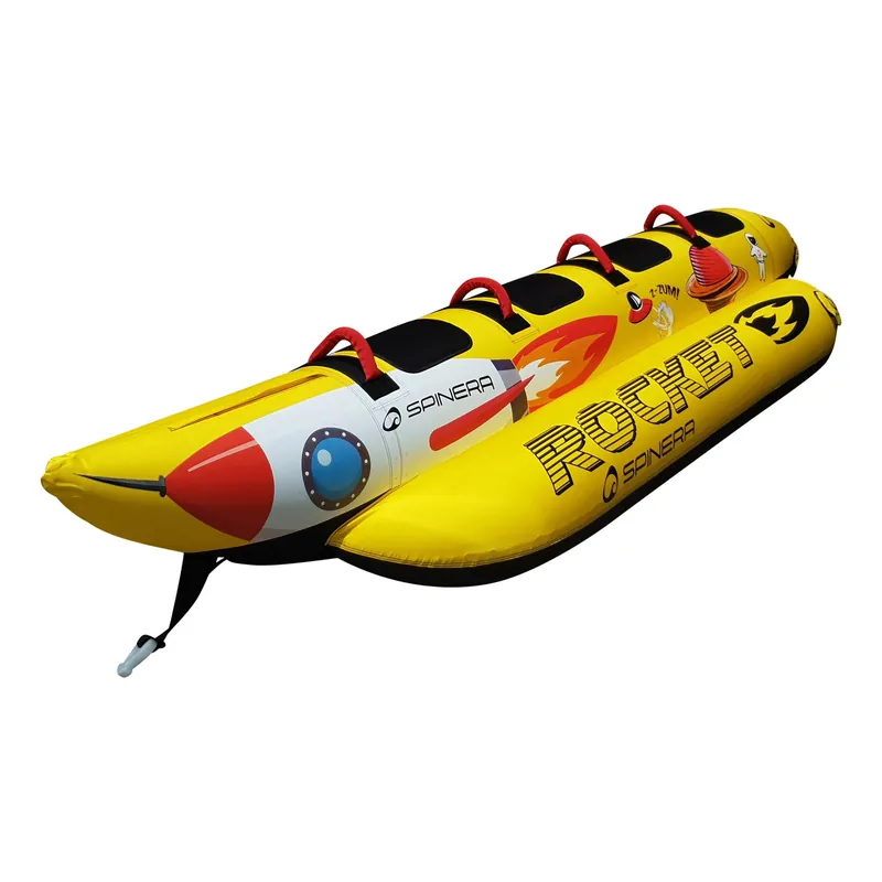 Neue Ware SPINERA ROCKET Towable Tube Banane Funtube von 2-4 Personen - Groesse ROCKET 4 Wassersporteuropa