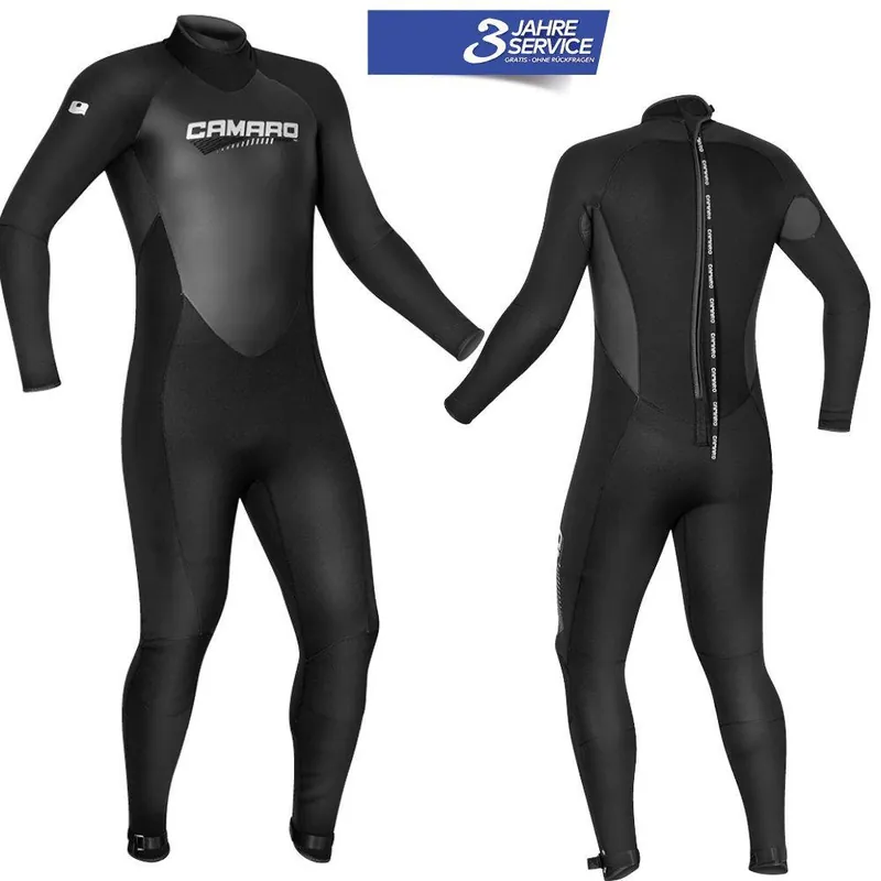 Schnäppchen CAMARO Flex Skin STEAMER 5/3 Fullsuit Ultraflex Neoprene super Stretch Neoprenan Wassersporteuropa
