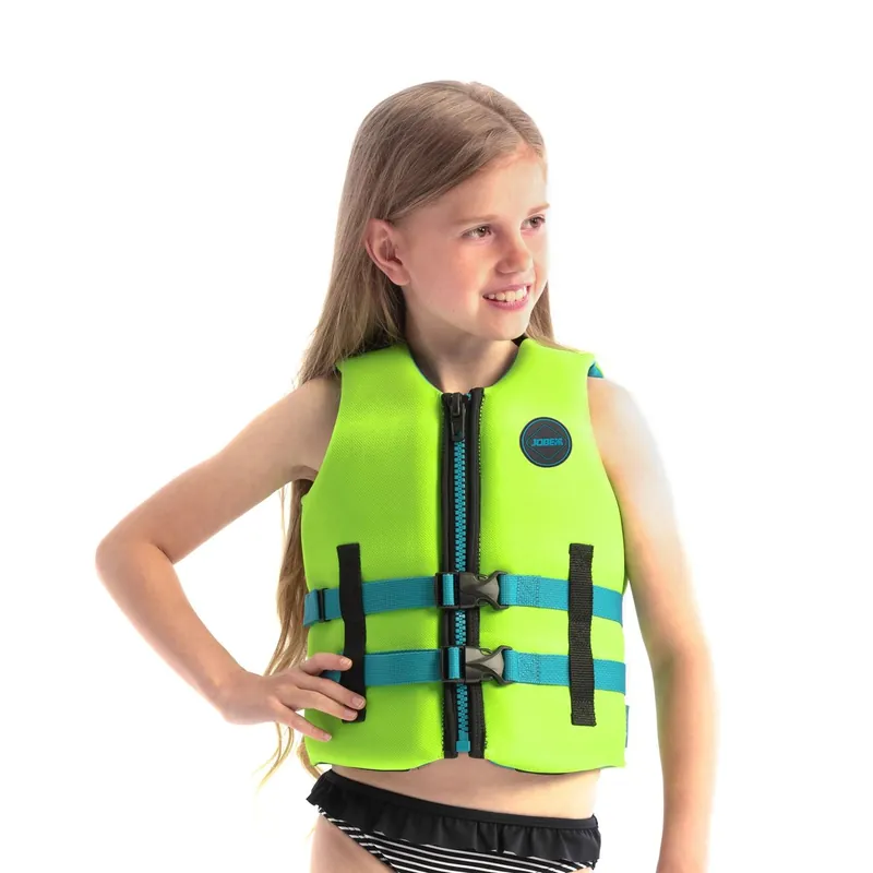 JOBE Neopren Vest Kids Neo Vest Kinder Schwimmweste Neoprenwest green Float Vest - Groesse 152 Wassersporteuropa Rabatt