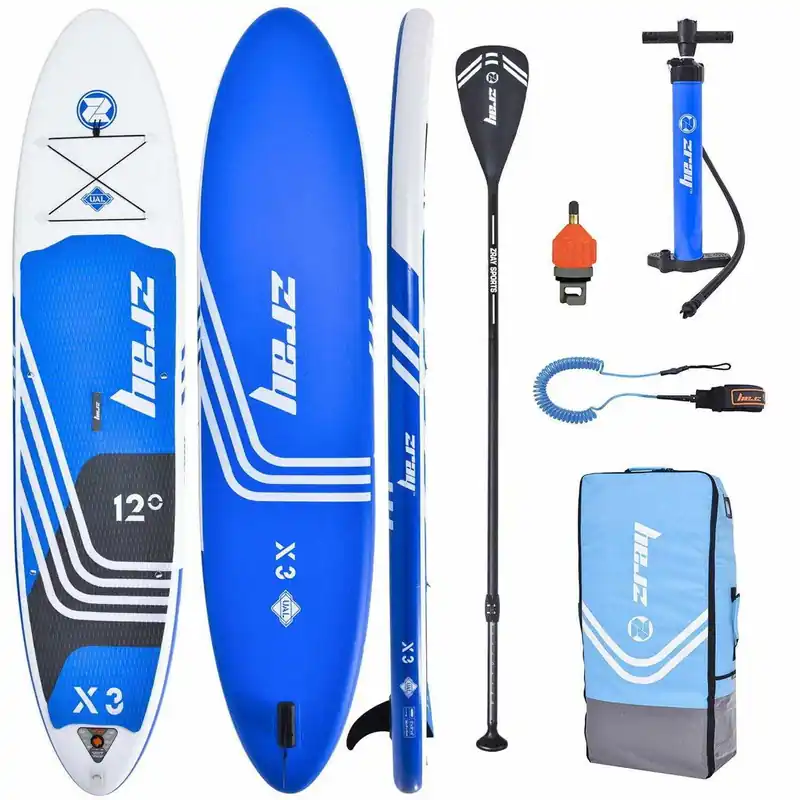 Neue Kollektion ZRAY X-Rider X3 12‘ SUP Board Stand Up Paddle aufblasbar Surfboard 365x81x15cm Wassersporteuropa