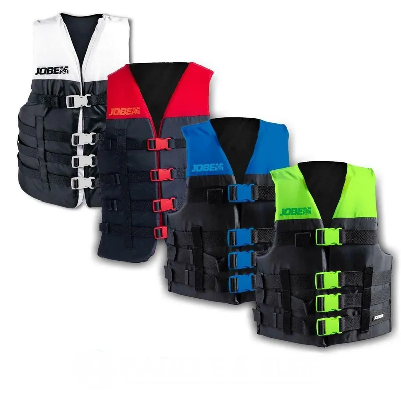 Markenprodukt Jobe Dual Nylon Vest Schwimmweste Bootsweste Wasserski Unisex Life Vest - Groesse 2XL/3XL - Farbe White Wassersporteuropa