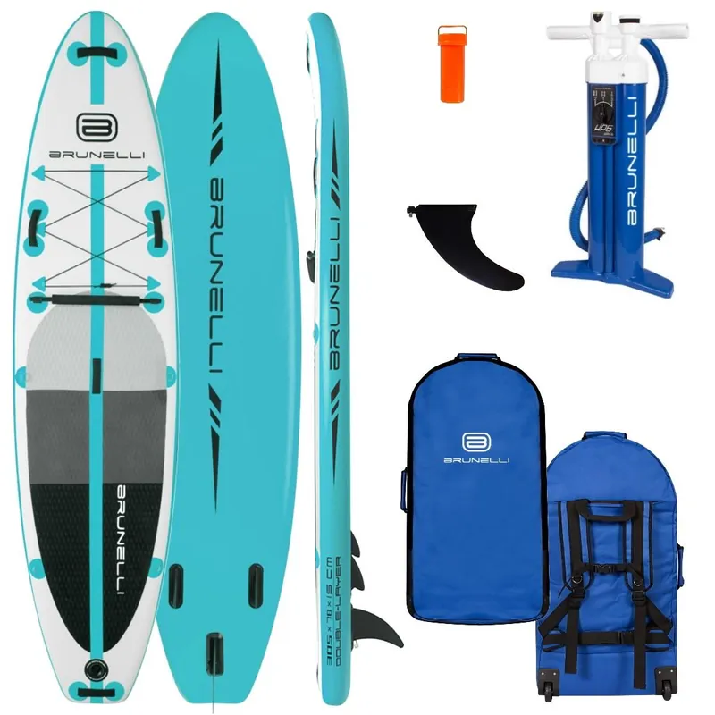BRUNELLI 10.0 Premium SUP Board Stand Up Paddle Surf-Board iSUP 305cm Wassersporteuropa Geprüft