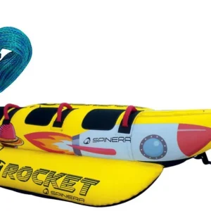 Geprüft SPINERA ROCKET 3 Personen Banane Funtube Package red - Variante ROCKET3+Leine Wassersporteuropa