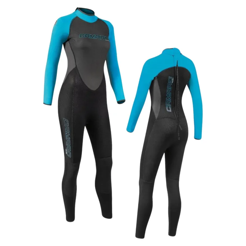 Billig CAMARO Flex Skin Damen Fullsuit Ultraflex Neoprene Wetsuit Stretch Neoprenanzug - Groesse 44 (XL) Wassersporteuropa
