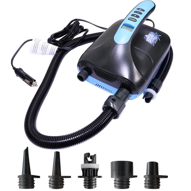 Geprüft STAR PUMP 8 SUP Pump 12V Super Electric Pump E-Pumpe super schnell Wassersporteuropa