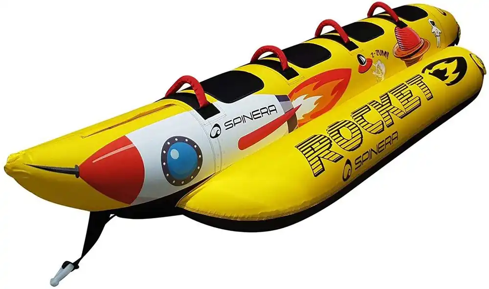 Meistverkauft SPINERA Rocket 4 Personen Banane Tube Wasserring Wasserreifen Towable aufblasbar Wassersporteuropa