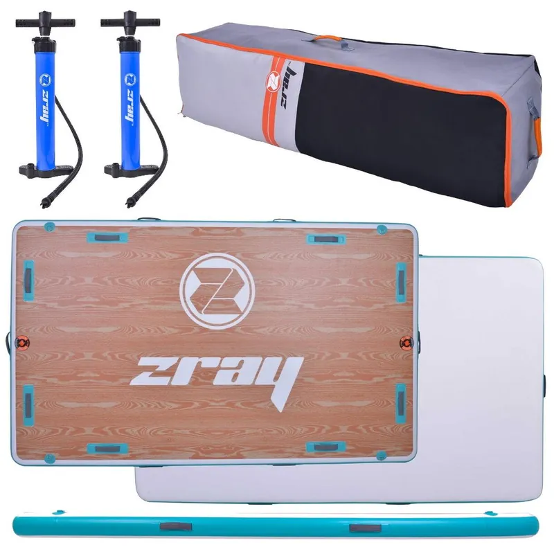 Neu Im Sortiment Zray AirDock 10‘6 Floating Plattform Badeinsel Boot- Badeplattform 305x183x15 Wassersporteuropa