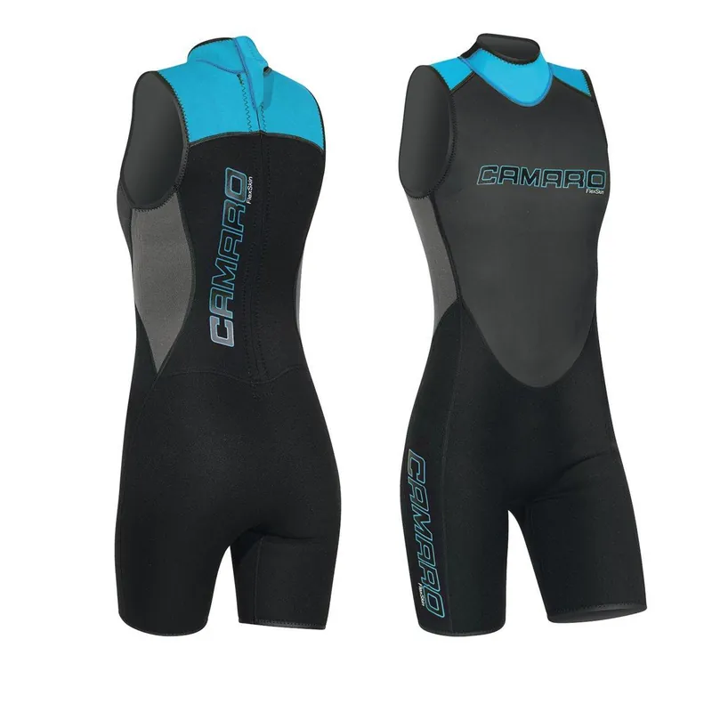 CAMARO Flex Skin Bermuda Damen Neopren Shorty Neoprenanzug Wetsuit Baia - Groesse 46 (2XL) Wassersporteuropa Begrenztes Angebot