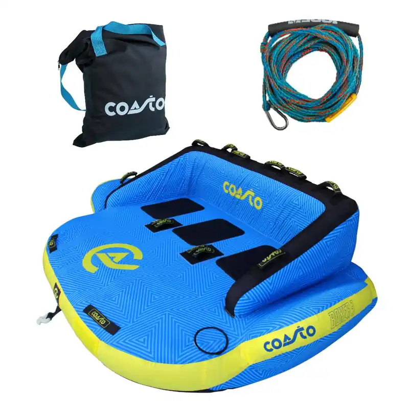 COASTO BOXER 3 Personen Towable Tube Wassersport Boot Tubes inkl. Funtube Leine Wassersporteuropa Neue Ware