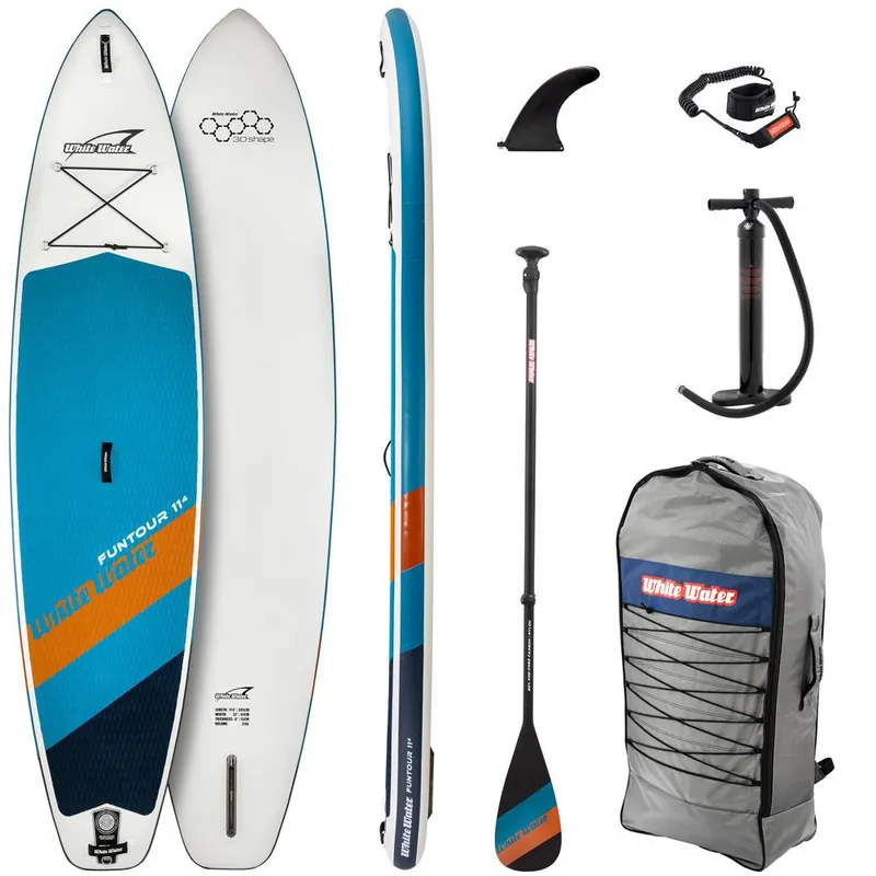 WHITE WATER 11.4 FUNTOUR Set iSUP Stand Up Paddle Surf Board 345cm Oceanpatrol Wassersporteuropa Top-Preis