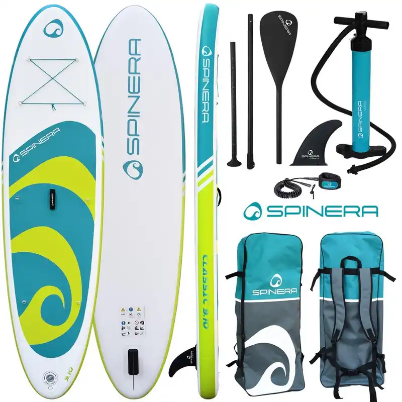 Neu SPINERA SUP CLASSIC 9.10 PACK 2 iSUP aufblasbar Surfboard, Stand Up Paddle 300cm Wassersporteuropa