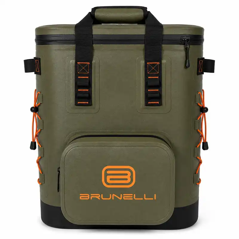 Echt BRUNELLI Kühlrucksack 30L Wasserdicht Outdoor Kühltasche Camping Strand SUP Boot Wassersporteuropa