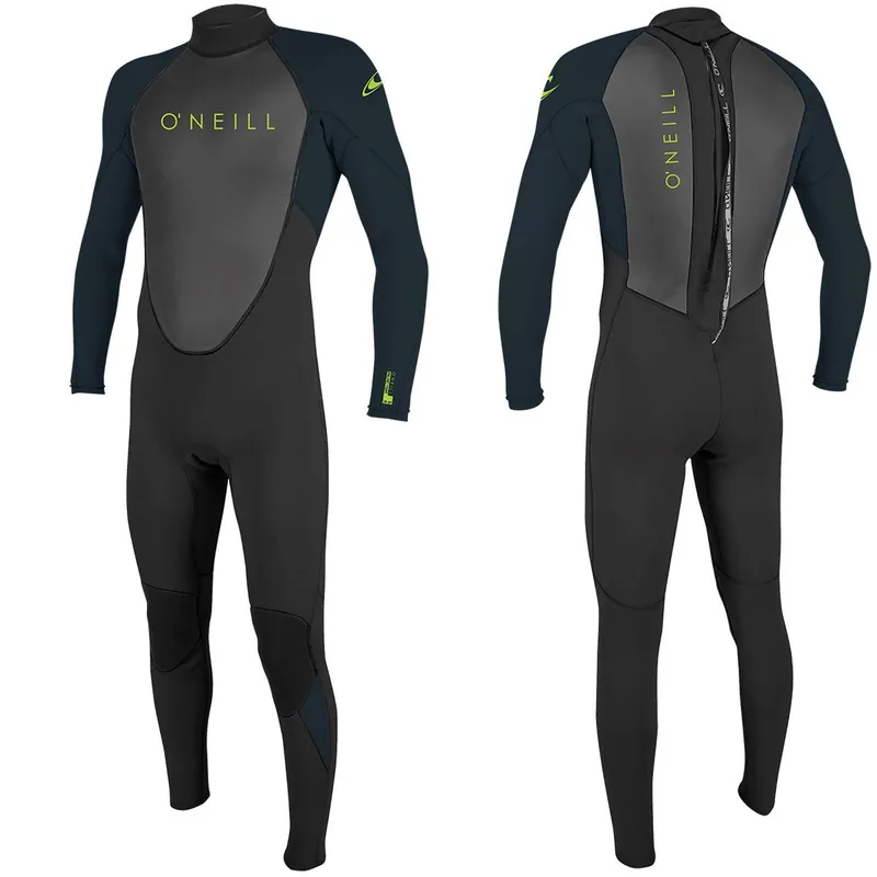 Geprüft O‘NEILL Youth REACTOR-2 3/2 Back Zip Kinder FullSuit Neoprenanzug Wetsuit Slate - Größe 6 (126-133) Wassersporteuropa