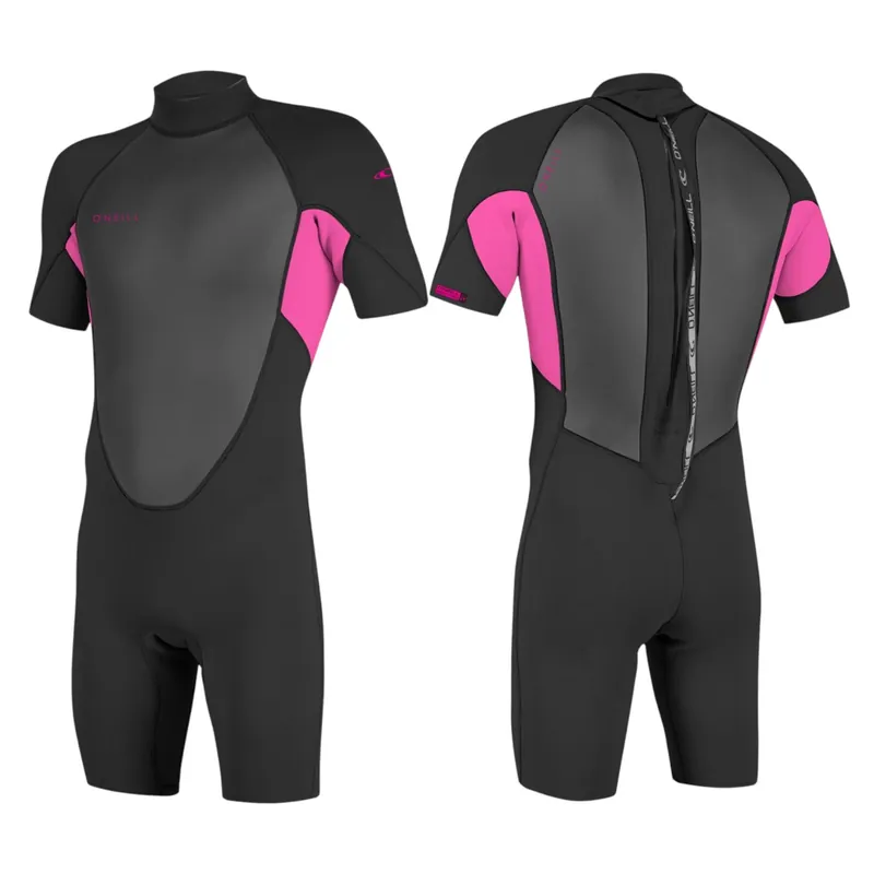 Billig O‘NEILL YOUTH REACTOR-2 2mm Back Zip Kinder Shorty Neoprenanzug Wetsuit Berry - Groesse 6 (126-133) Wassersporteuropa