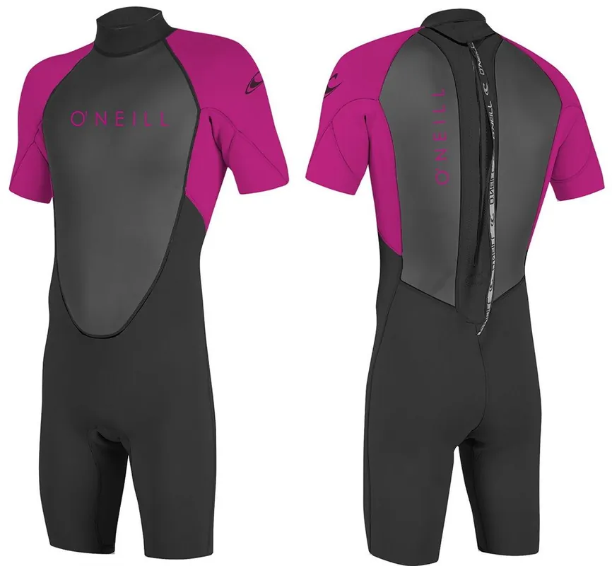 Jetzt Kaufen O‘NEILL YOUTH REACTOR-2 2mm Back Zip Kinder Shorty Neoprenanzug Wetsuit Berry Wassersporteuropa