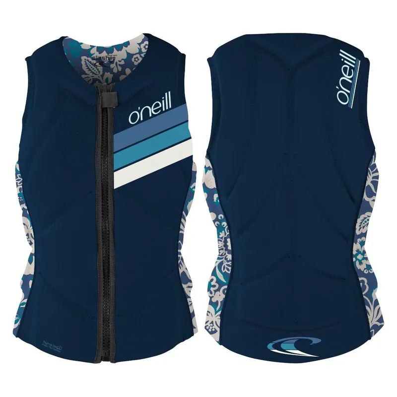 Bestseller O‘Neill Wms Slasher Comp Vest Damen Wakeboard Weste Protektor Neopren Christina - Größe 8 (165-170) Wassersporteuropa
