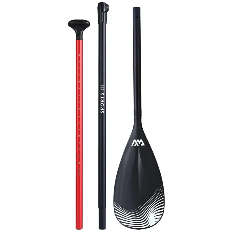 Top-Seller Aqua Marina SPORTS III Adjustable Alu iSUP Paddel Paddle 175-220cm 3-teilig Oar Wassersporteuropa
