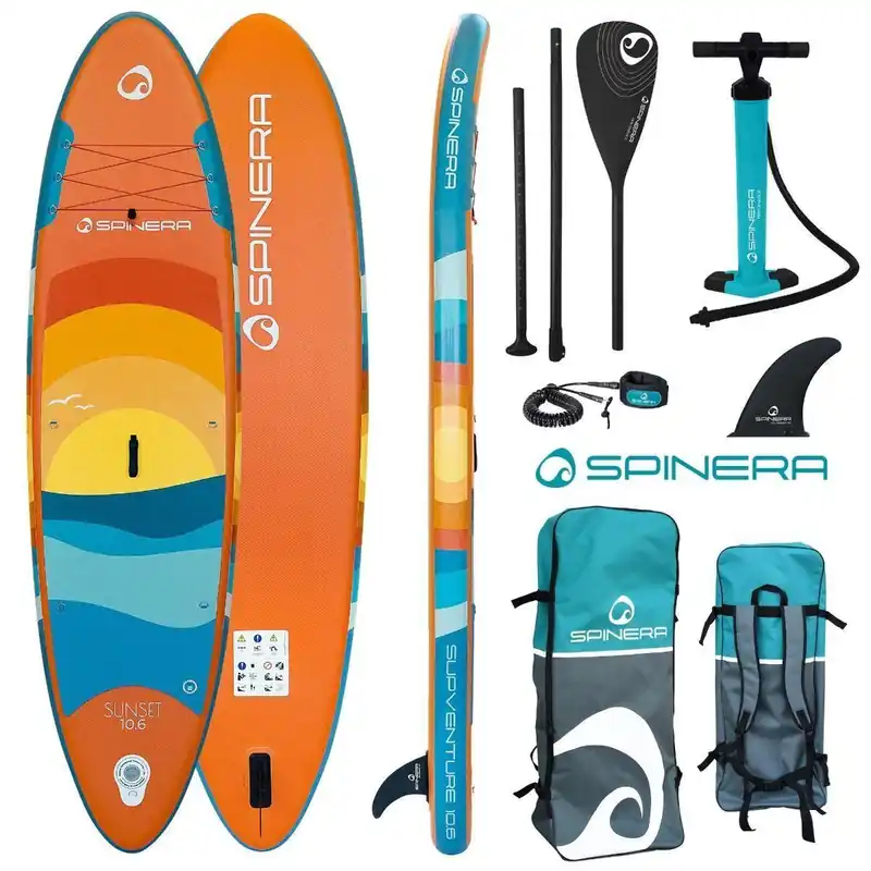SPINERA Supventure SUNSET 10‘6 DLT iSUP Board Stand Up Paddle Komplettset Wassersporteuropa Billig