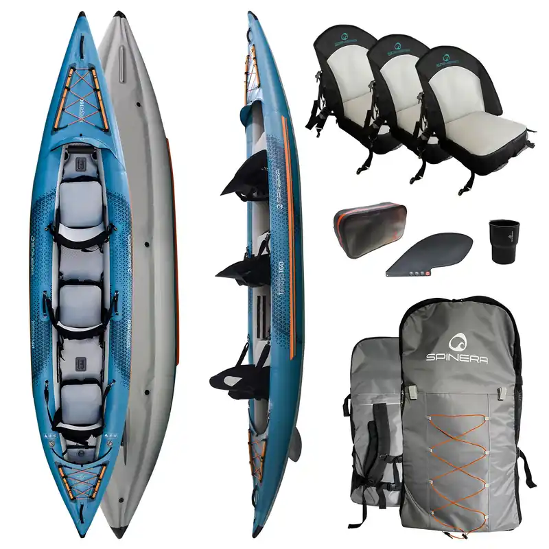 Angebot Spinera Kayak Tenaya 160 3 Personen aufblasbares Premium Kajak Kanu Boot Wassersporteuropa