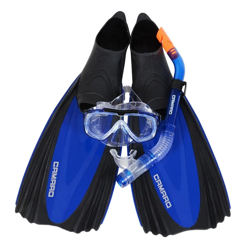 NEU Aqualung/Camaro Pro ADJ Tauchset Gr. 36-48 Maske,Flossen,Schnorchel Wassersporteuropa Sale