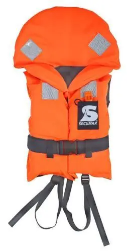 Secumar Feststoff Schwimmweste / Rettungsweste BRAVO 40-120 KG - Größe 50-70 Kg Wassersporteuropa Günstig