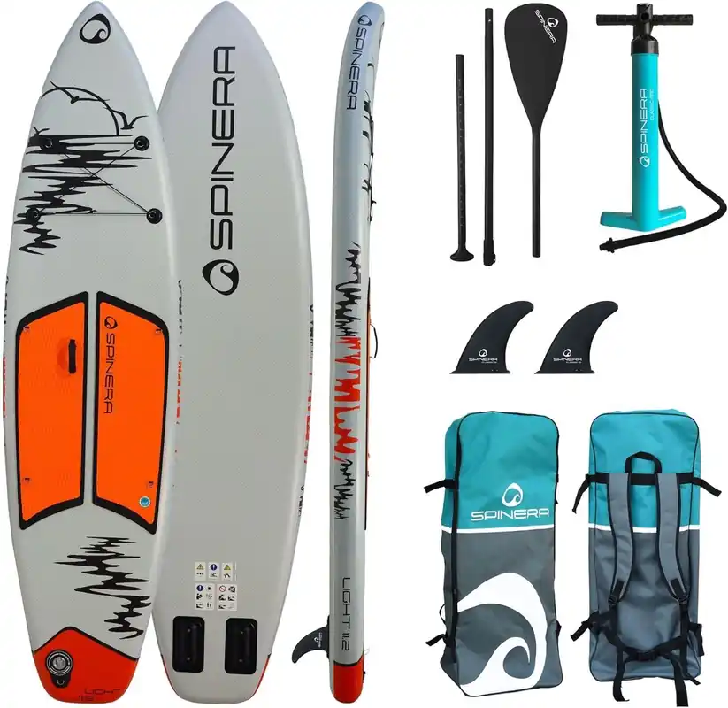 SPINERA SUP LIGHT 11.2 ULT iSUP aufblasbar Surfboard Stand Up Paddle Set SUP 340cm Wassersporteuropa Jetzt Bestellen