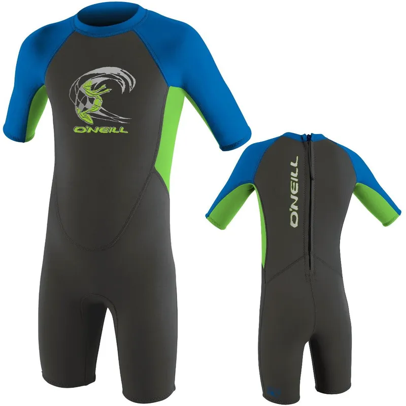 Finale Aktion O‘Neill Toddler Neopren Shorty Reactor Kinder Neoprenanzug Schwimmanzug dayglo - Groesse 3 (108-118) Wassersporteuropa