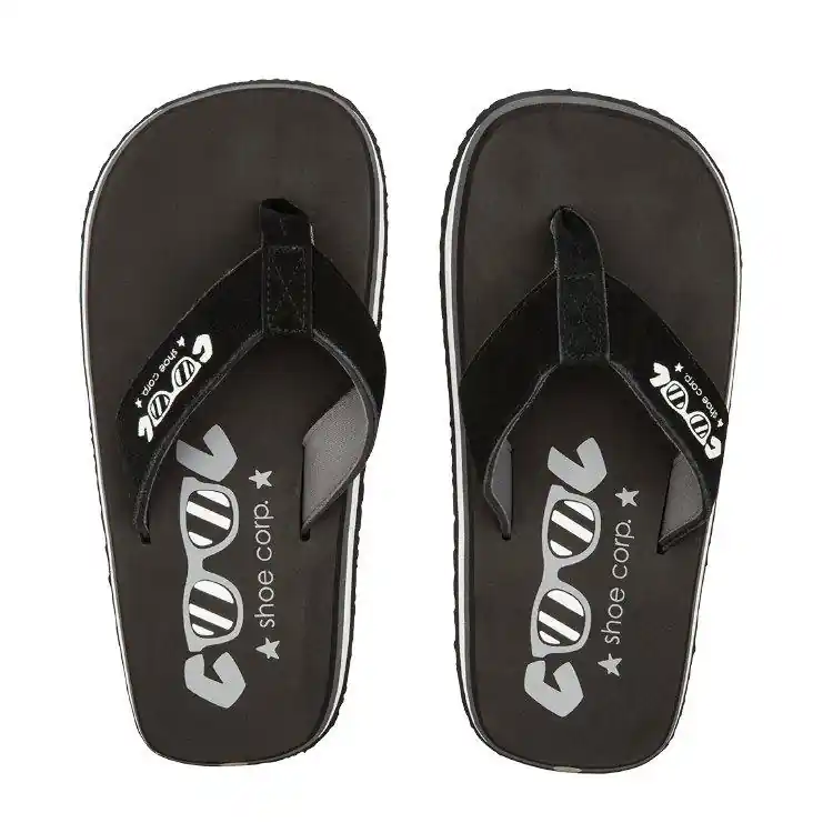 COOL SHOE ORIGINAL Flip Flops Badelatschen Zehentrenner Schuhe Surfer black - EU-SIZE 43/44 Wassersporteuropa Beliebt