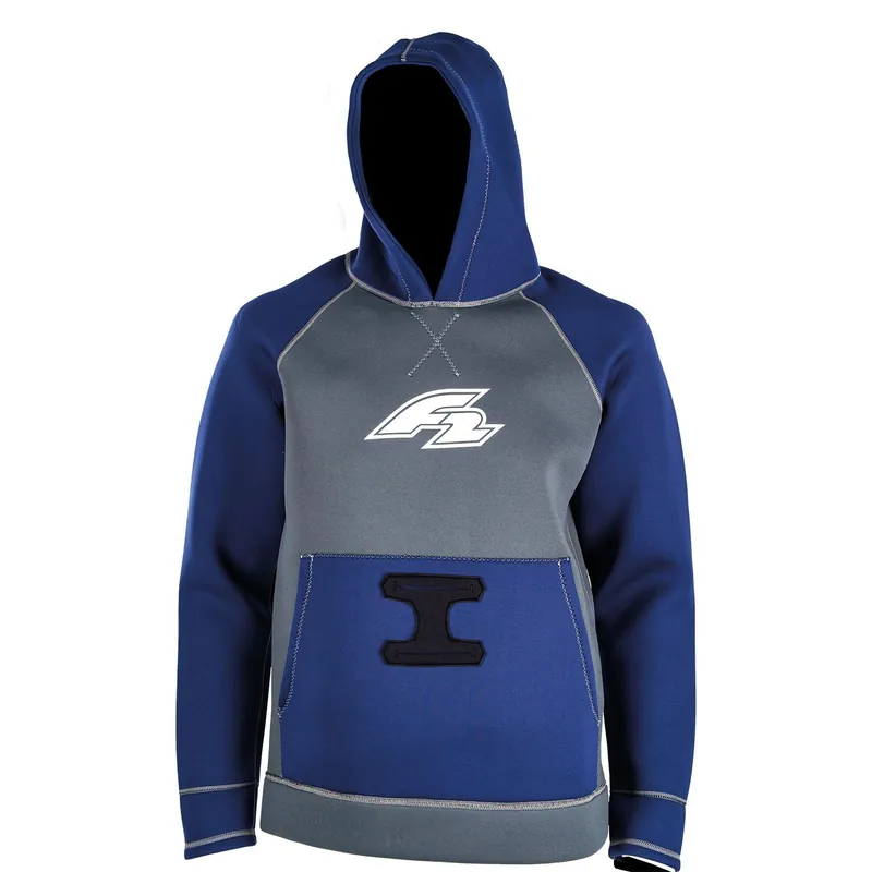 Sale F2 Neopren Hoodie 4/3mm Neoprene Oberteil Kapuze Wärme Komfort Überzieher Wassersporteuropa