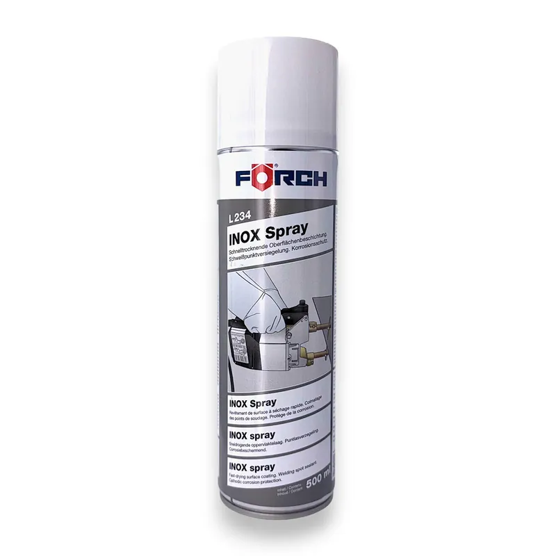 Jetzt Kaufen Förch INOX-Spray L234 Korrosionsschutz Schweißpunktversiegelung Karosserie 500ml Wassersporteuropa
