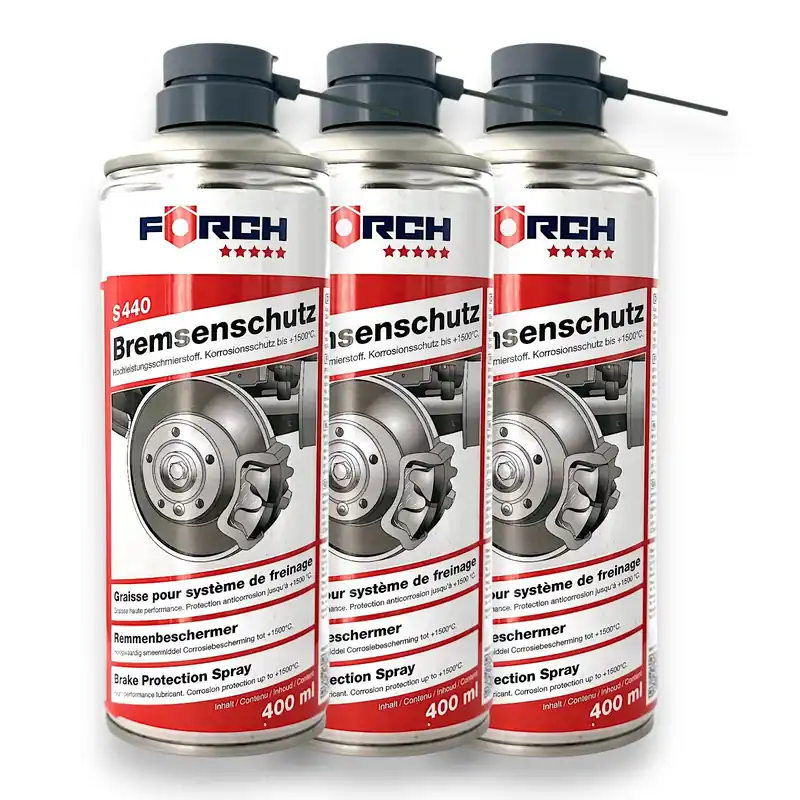 3x Förch S440 Bremsenschutz Bremsenspray Schmierstoff Schutzspray Bremsen 400ml Wassersporteuropa Top-Angebot