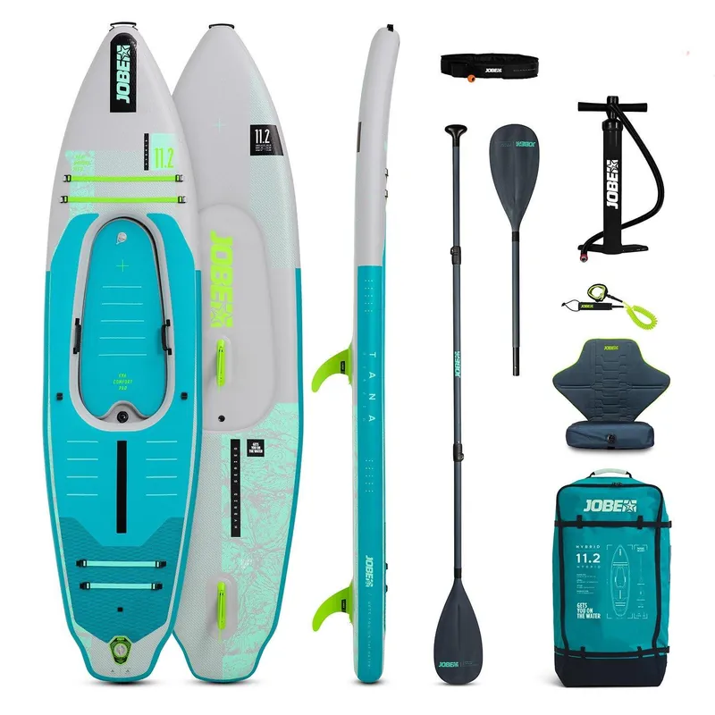 Billig Aero Tana Hybrid SUP 11.2 Premium SUP & Kajak Board Paket 340 x 86cm Wassersporteuropa