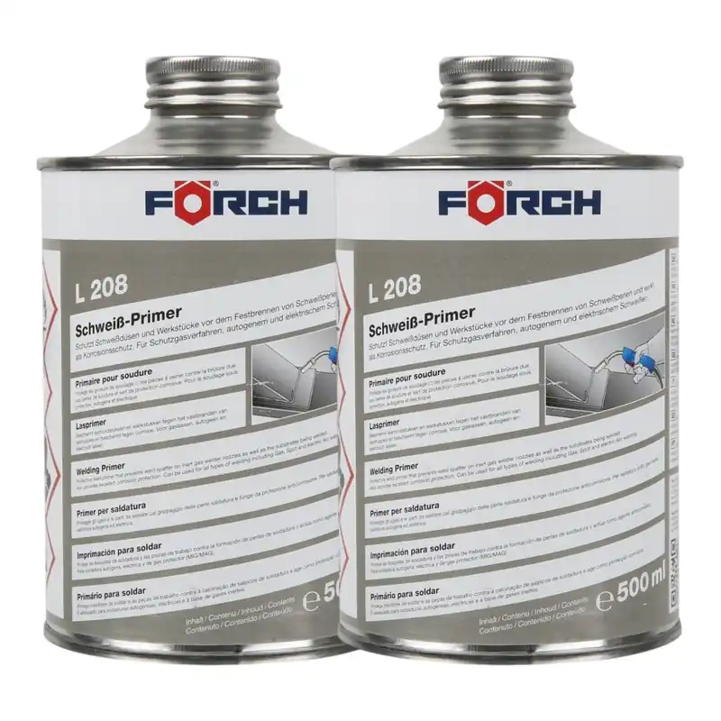 Letzte Chance 2x Förch L208 Schweißprimer Schweiß-Primer Rostschutz Korrosionsschutz 500ml Wassersporteuropa