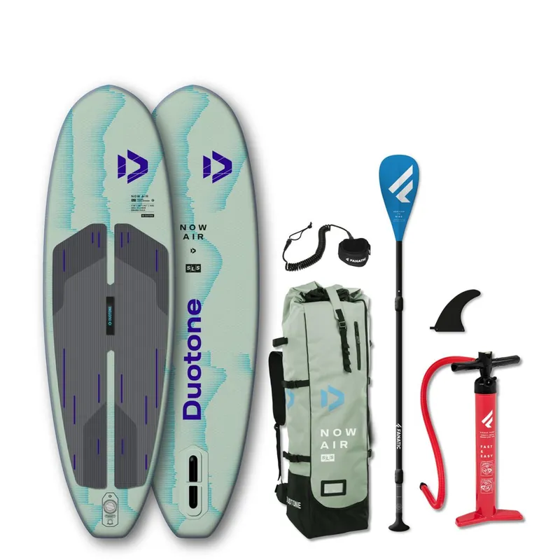 Preis Gesenkt DUOTONE NOW AIR SLS Kids iSUP SUP Board ultraleicht 5kg 7‘10 Allround Set Wassersporteuropa