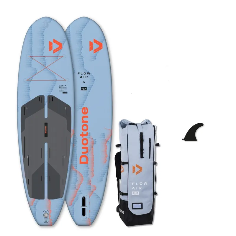 DUOTONE FLOW AIR SLS iSUP SUP Board Allround leicht Set ab 6,6Kg - Groesse 10.4 (315cm) Wassersporteuropa Versand Am Gleichen Tag