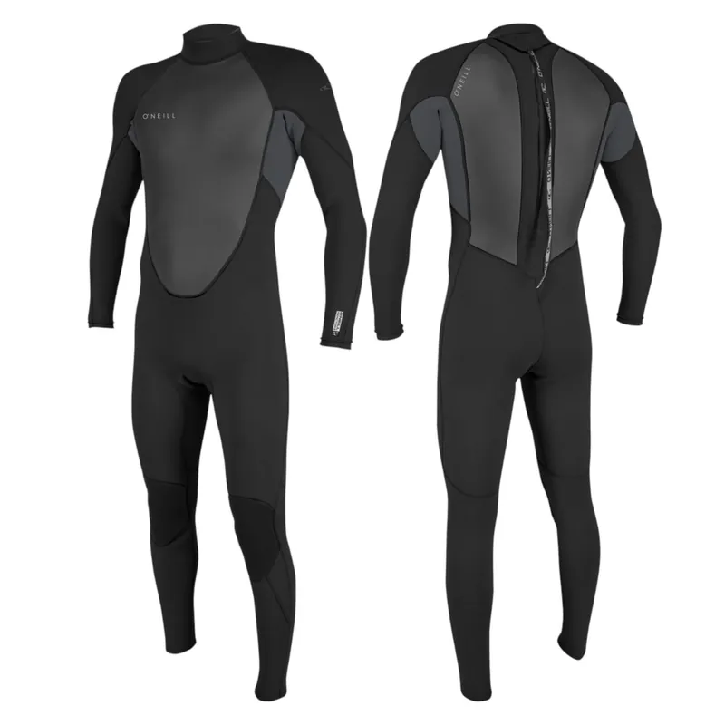 Preisreduziert O‘Neill REACTOR-2 Neoprenanzug Herren 3/2mm FullSuit Wetsuit Backzip blk/graph - Groesse 2XL (56) Wassersporteuropa