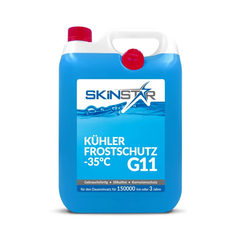 SkinStar G11 Kühlerfrostschutz -35°C Kühlflüssigkeit Kühlmittel Schutz Auto 5l Wassersporteuropa Begrenztes Angebot