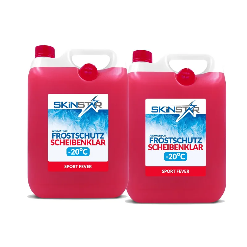 SkinStar Sport-Fever Scheibenfrostschutz -20°C klare Sicht Schutz im Winter 10l Wassersporteuropa Markenprodukt