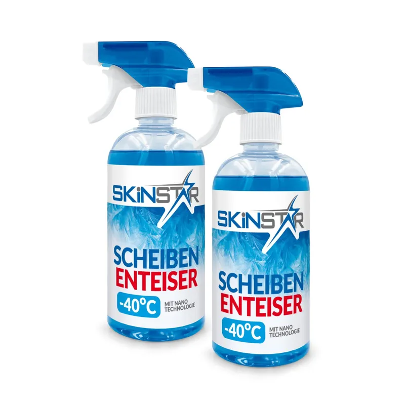 Letzte Chance SkinStar Nano-Enteisungsspray - Scheibenenteiser für Autos bis -40°C, 1l Wassersporteuropa