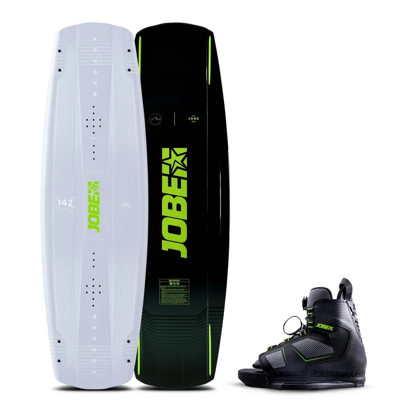 Jobe Maddox Wakeboard 142 cm + Unit Bindings Set Wakeboardbindung - Groesse 44-47 (10-12) Wassersporteuropa Geprüft
