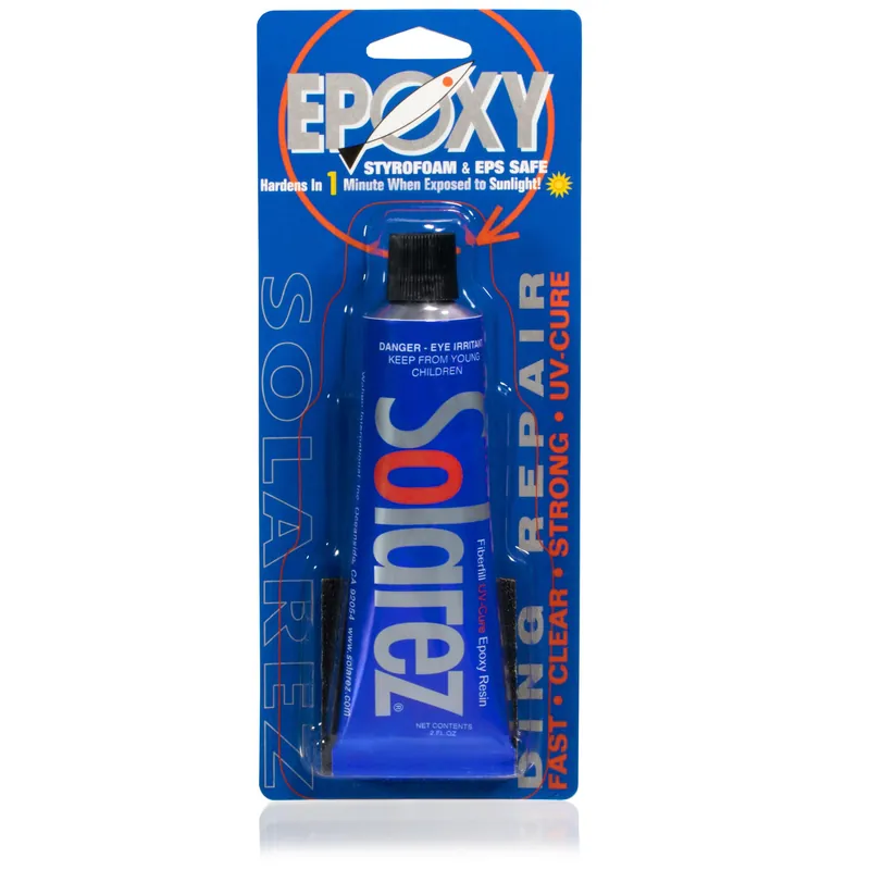 Aktuell SOLAREZ Epoxy Ding Repair 2oz Reparaturset Epoxidharz Surfboard EpoxyBoard 56,7g Wassersporteuropa
