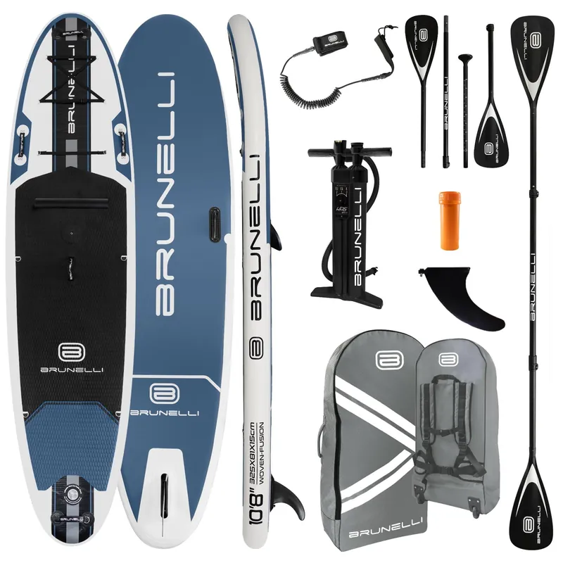 Neu Im Sortiment BRUNELLI 10.8 Windsurf Woven X Fusion Double Layer SUP Board Stand Up Paddle Set Stand Up Board Wassersporteuropa