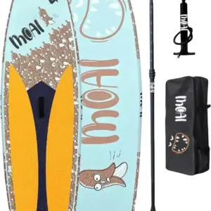Ausverkauf MOAI 8.2 Kinder SUP Board 5,8 kg super leicht inkl. Paddel Set Wassersporteuropa