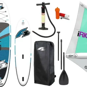 F2 Sector Windsurf 10.5 iSUP Board Stand Up Paddle Surfboard iRIG L Segel SET Wassersporteuropa Saisonangebot