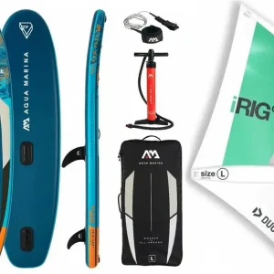Abverkauf AQUA MARINA BLADE 10‘6 Windsurf Board SUP mit aufblasbarem iRIG Segel Plank Wassersporteuropa