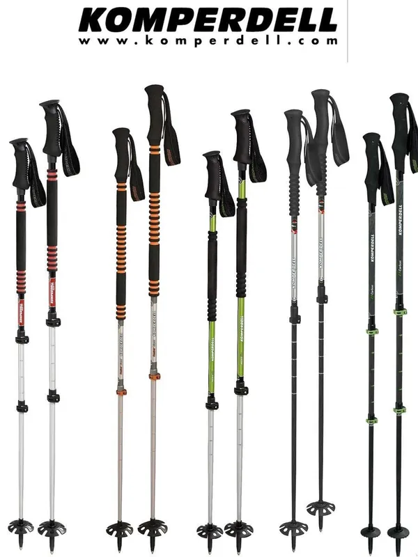 Ausverkauf Komperdell Tourenstock, Wanderstock, Trekkingstock, Teleskopstock, Skistock Pole - Typ C3-14 C3-14 WSE-29857-C3-14