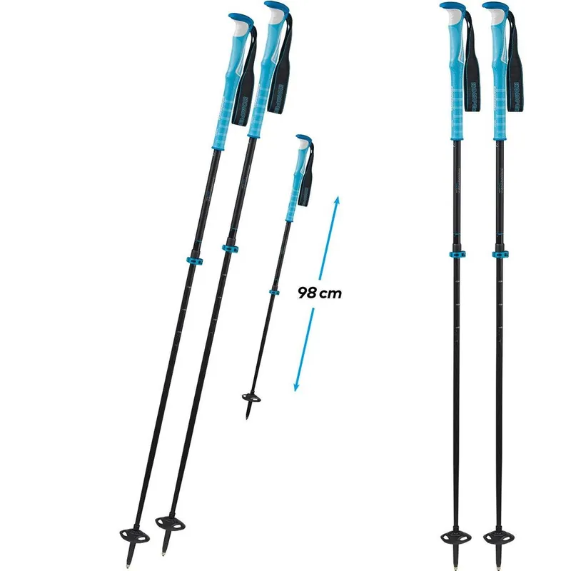 Komperdell Carbon C7 Ascent Pro Carbon Skistock, Skitourenstock, Wanderstock Trekkingstock WSE-32797 Geprüft
